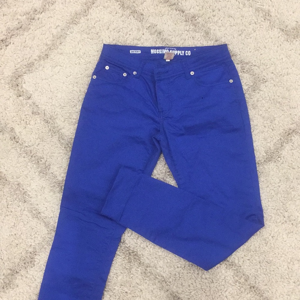 Electric blue pants